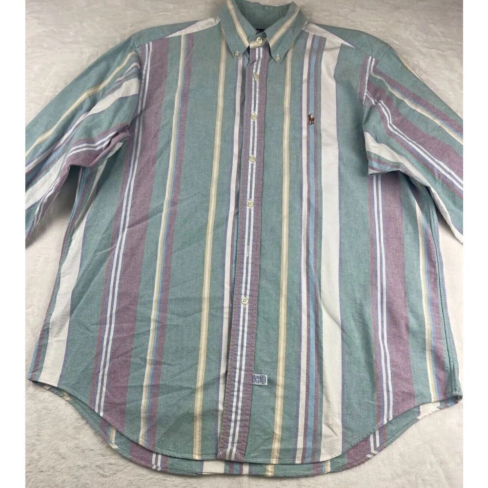 Ralph Lauren Multicolor Striped Casual Button Down Shirt